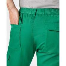 pantalón a.v. roly soan 9301 en verde jardin/amarillo fluor
