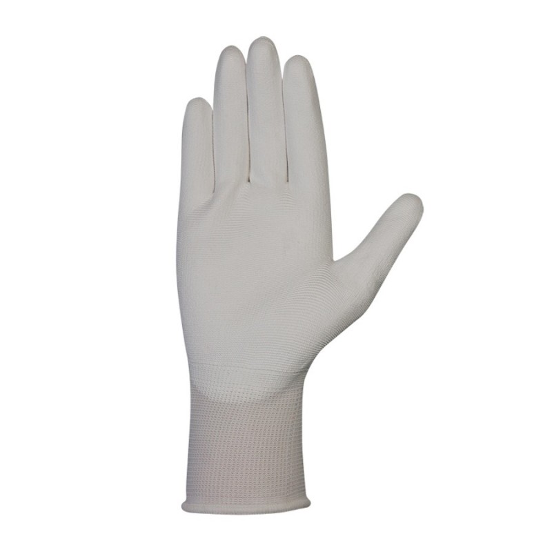Guante nylon/poliuretano juba pu2000 blanco