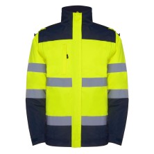 parka a.v. roly epsylon 9304 en marino/amarillo fluor
