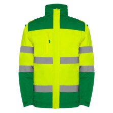 parka a.v. roly epsylon 9304 en verde jardin/amarillo fluor