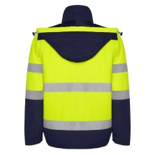 parka a.v. roly epsylon 9304 en marino/amarillo fluor