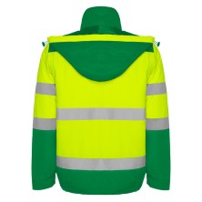 parka a.v. roly epsylon 9304 en verde jardin/amarillo fluor