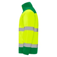 parka a.v. roly epsylon 9304 en verde jardin/amarillo fluor