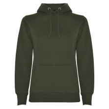 sudadera mujer roly urban 1068 en verde aventura