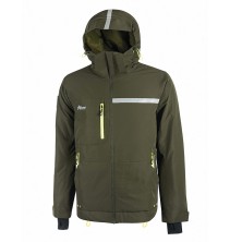 cazadora u-power wink en verde oscuro