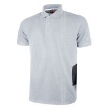 polo u-power gap en gris plata