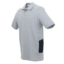 polo u-power gap en gris plata