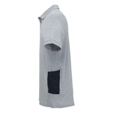 polo u-power gap en gris plata
