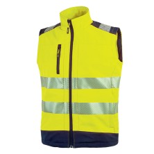 chaleco a.v. u-power dany en amarillo fluor
