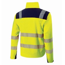 chaqueta a.v. u-power bea en amarillo fluor