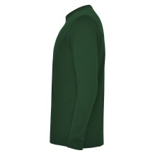 camiseta m/l roly pointer 1204 en verde botella