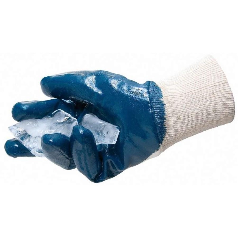 Guante de nitrilo rugoso gni 3001