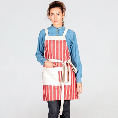 Delantal Peto Garys Loneta Rayas 157300