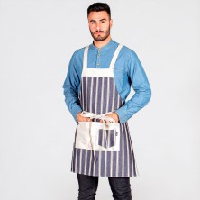 DELANTAL PETO GARYS LONETA RAYAS 157300