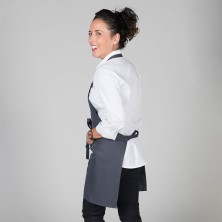 delantal corto garys 181000 en gris marengo