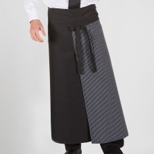 delantal frances garys combi 175200 en raya gris fina
