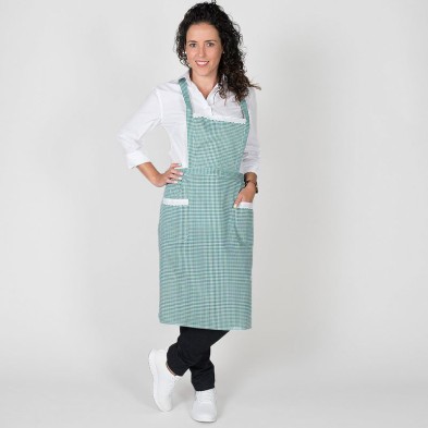 Delantal Garys Vichy Puntilla 108000