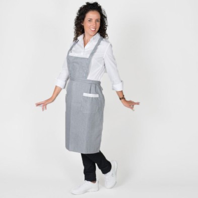 Delantal Garys Vichy Puntilla 108000