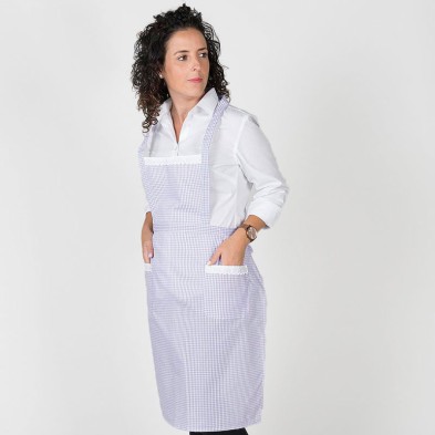 Delantal Garys Vichy Puntilla 108000