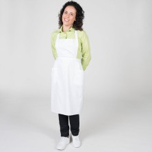 delantal garys vichy puntilla 108000 en blanco