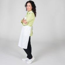 delantal garys vichy puntilla 108000 en blanco