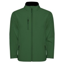chaqueta softshell roly nebraska 6436 en verde botella