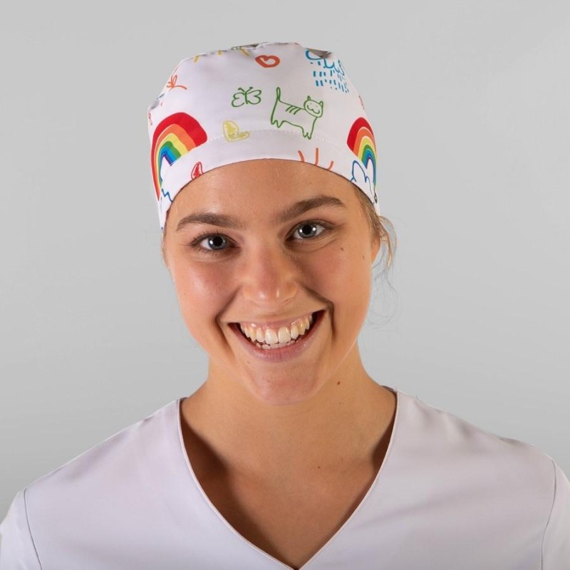 Gorro goma garys 4508 arcoiris
