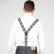 tirante estampado garys 329100 en burdeos