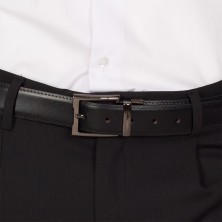 cinturon reversible piel garys 330300 en negro