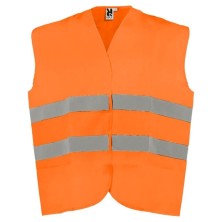 chaleco a.v. roly sirio 5063 en naranja fluor