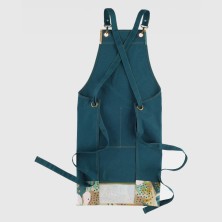 delantal peto workteam m758 en verde oscuro/hojas tropicales