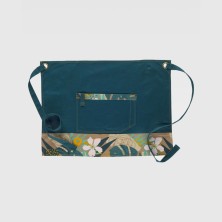 delantal frances workteam m759 en verde oscuro/hojas tropicales