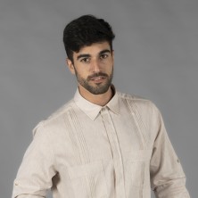 camisa garys salomon 210005 en beige