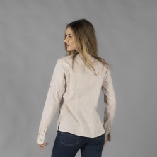camisa mujer garys isabela 210013 en beige