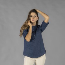 camisa mujer garys kaula 210006 en verde musgo