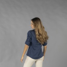 camisa mujer garys kaula 210006 en verde musgo