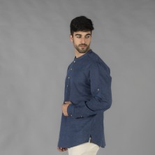 camisa m/l garys tiwi 210007 en verde musgo