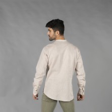 camisa m/l garys tiwi 210007 en verde musgo