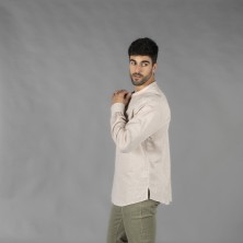 camisa m/l garys tiwi 210007 en verde musgo