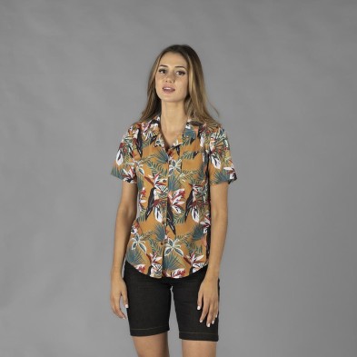 Camisa Manga Corta Mujer Gary's Hawaiana 210008