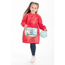 bata antimanchas dyneke pio pio 0991099 en rojo