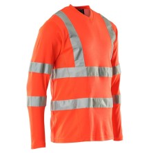 camiseta a.v. m/l mascot 18281 en rojo a.v.
