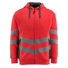 sudadera a.v. mascot 50138 en rojo a.v./antracita oscuro