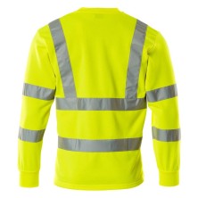 sudadera a.v. mascot 50106 en amarillo a.v.