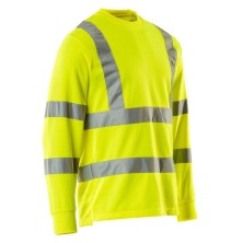 sudadera a.v. mascot 50106 en amarillo a.v.