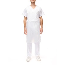 delantal prolimax polietileno 0,02mm 63301 en blanco
