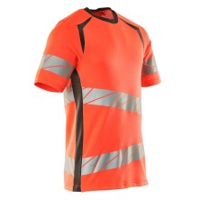 camiseta a.v. mascot 19082 en rojo a.v./antracita oscuro