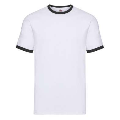 Camiseta Fruit Of The Loom Ringer