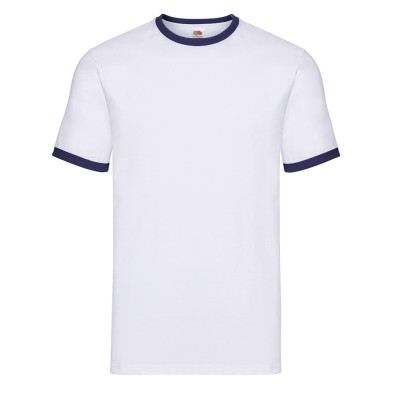 Camiseta Fruit Of The Loom Ringer