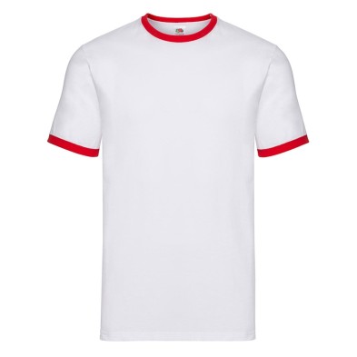 Camiseta Fruit Of The Loom Ringer